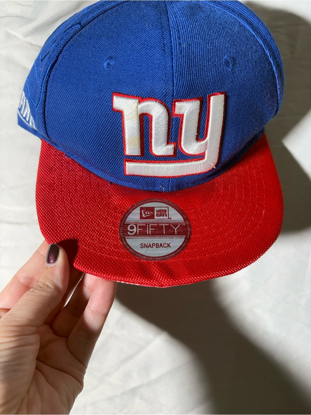 New Era  Royal Blue & Red NY Snapback Cap